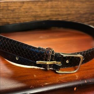 Snakeskin Belt, 36” waist